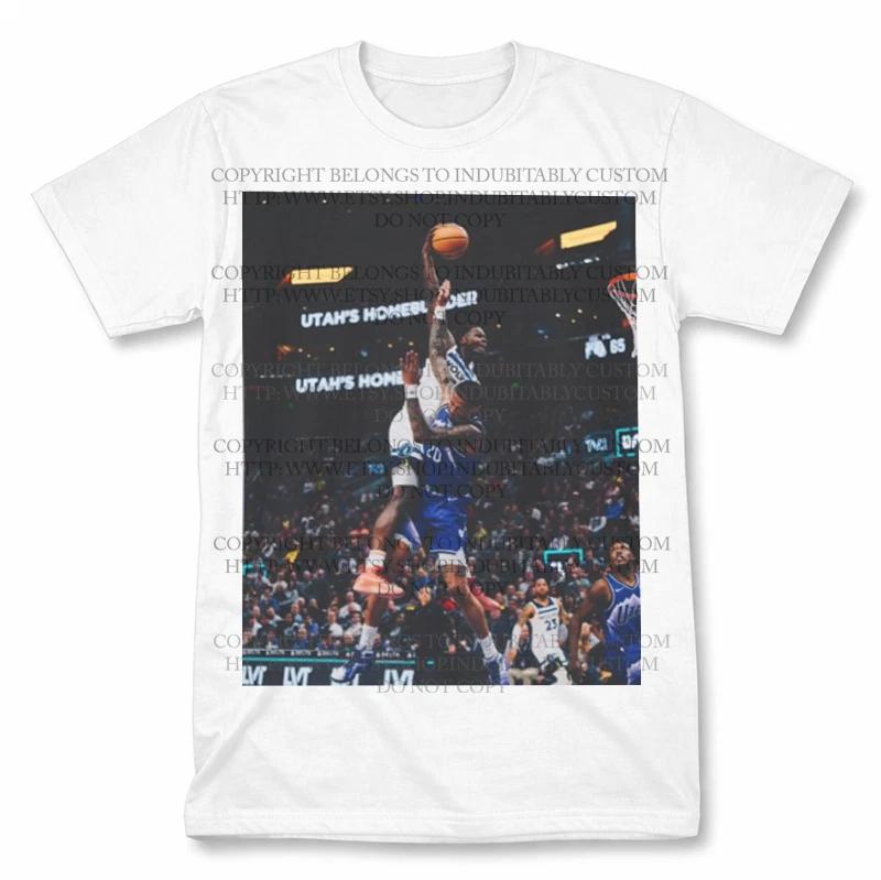 Anthony Edwards Dunk Timberwolves Graphic T shirt Vintage Basketball Fan Tee 3XL