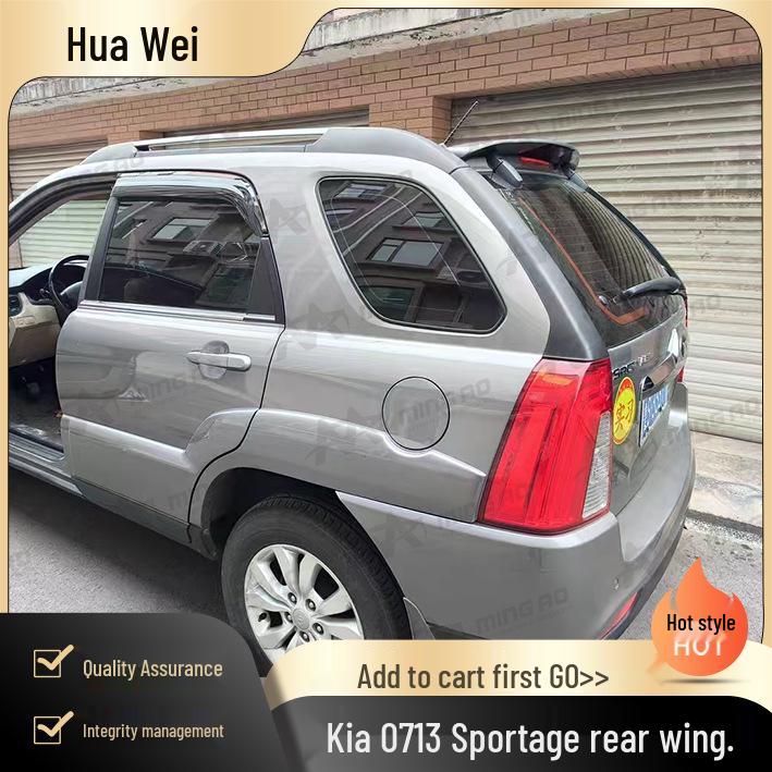 Kia Sportage 07-13 Spoiler Trasero - No Requiere Perforación