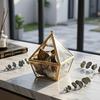 2024 Openable Geometric Preserved Flower Glass Greenhouse Ornament