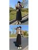 Woolen A-Line Umbrella Skirt for Women – Autumn/Winter 2025, Pear-Shaped Merade Color, Elegant Long Half Skirt