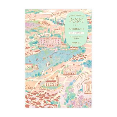Midori Notebook Yurulog B6 Travel and Hotel Pattern 15366006