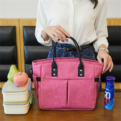 Torba na lunch Nowa moda dla dzieci, kobiet i mężczyzn, izolacja termiczna, wodoodporna, przenośna, piknikowa, izolowana, pudełko do przechowywania żywności, torba na lunch