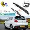 Fits For  Peugeot 3008 MK1 2011--2014 Rear Windscreen Wiper Blade Wiper Arm Windscreen Windshield Wipers Brushes Cleaning Access