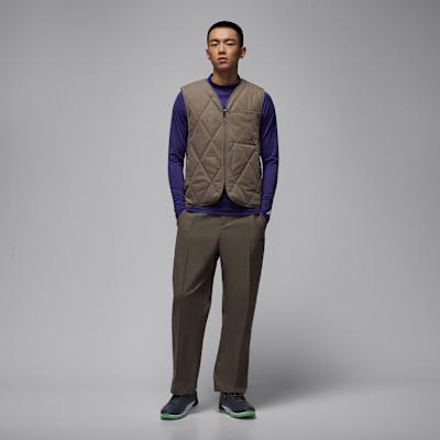 Jordan Vests Men's Light Khaki V-neck Other