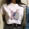 Japanese Anime Attack on Titan Final Season 4 Eren Yeager T Shirt Unisex Women Fashion Casual Short Sleeve Plus Size Unisex T Shirt