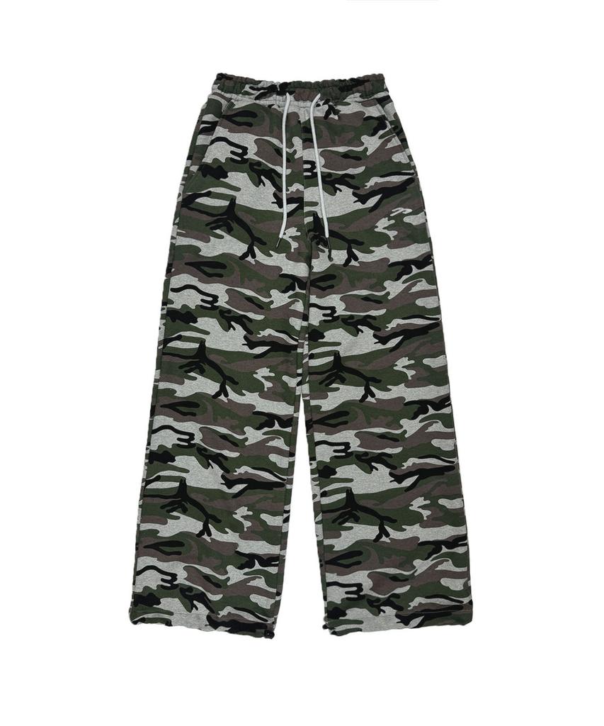 Tansanmageunesyum Studded Sweatpants (Camo Grey)