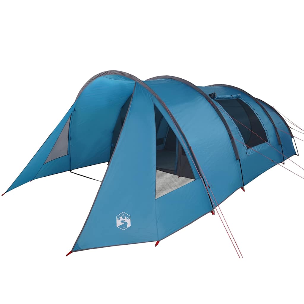 5 Person Tunnel Tent in Blue and Grey 805 x 405 x 211 cm