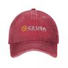 CZ USA Guns Logo Baseball Caps Vintage Distressed Denim Washed Snapback Outdoor All Seasons Travel Adjustable Cap Hat