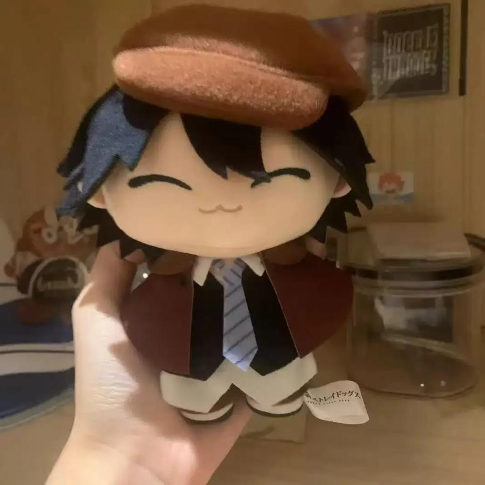 Dazai Osamu Plüschfigur Nakahara Chuuya Figur Fyodor Dostoevsky Edogawa Rampo Plüschpuppe Weicher Schlüsselanhänger Kissen Niedliches BSD Anime Geschenk Spielzeug