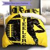 Pittsburgh Steelers Pattern Bedding Home Decoration Birthday Gift ( 1 Duvet Cover + 2 Pillowcase, Without Core),fan Merchandise.