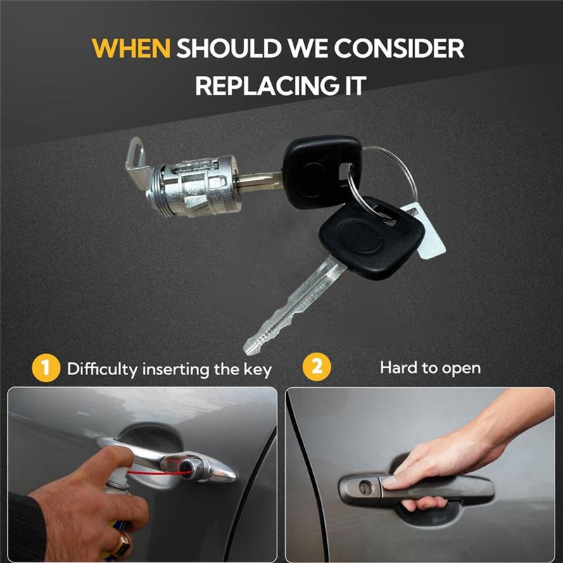 Tailgate Door Lock Cylinder With Keys Rear Door Lock Cylinder For Toyota Tacoma Lock Cylinders 69055-0C030-A99D