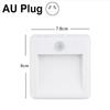 LED Night Light EU US UK AU Plug In Smart Motion Sensor Light Wall Lamp for Home Aisle Hallway Stair Kitchen Bedroom Night Lamp