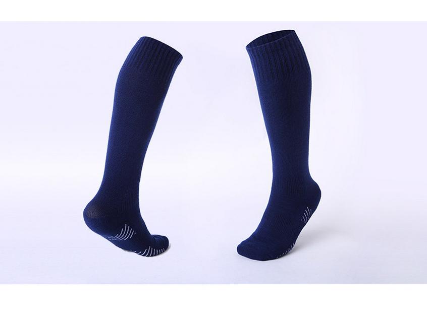 Children's Long Sports Socks: Thick Terry, Breathable, Sweat-Absorbent, Non-Slip, Wear-Resistant Football Socks