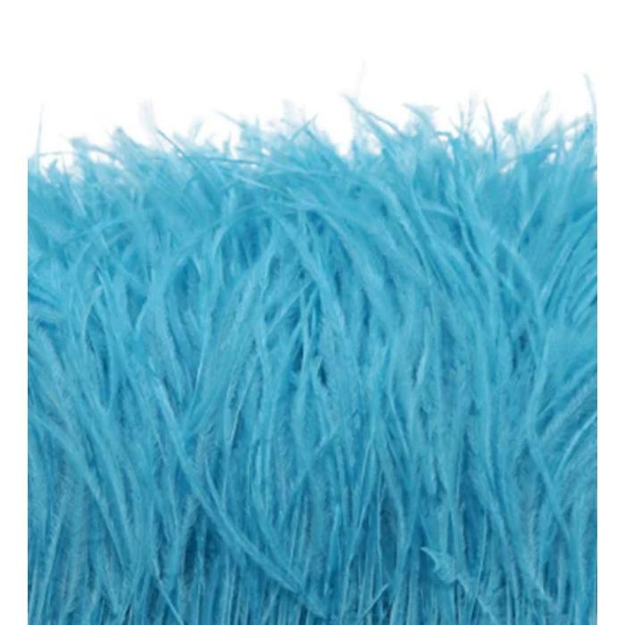 FeatherBeatiful 1meter Black Ostrich Feathers Trim Cloth Sideband Ostrich Feather Trims Clothing Wedding Feather Ribbon Sewing Decorati