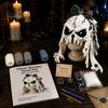 DIY Animal Hood Hat Halloween Crochet Kit, Skull Spider Bat Beginner Friendly Yarn Kit Spooky Pumpkin Earflap Craft for Adults Teens, Autumn