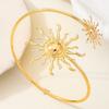 Bohemian Style Open Arm Ring Sunflower Arm Bracelet Fashion Arm Bangle  Jewelry Gift