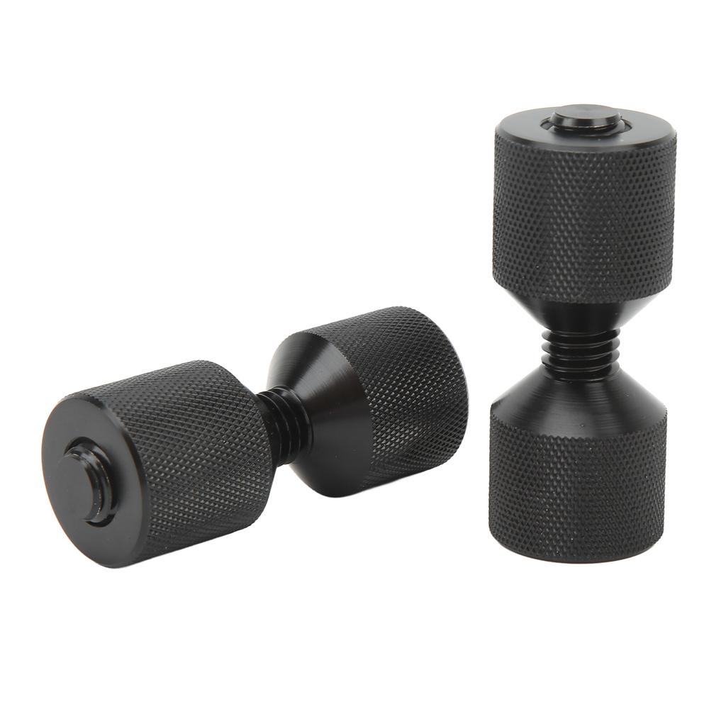 2 Pcs Two Hole Pins Set Aluminium 2 Hole Pipe Flange Aligners Connection Alignment Pin for Car Ship Large Machinery