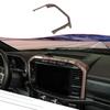 Front Central Control GPS Navigation Decor Trim For Ford F150 + Wood Grain