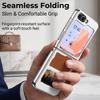 Watercolor Spots Print Case For Samsung Galaxy Z FlIP 7 FE 6 5 Plating PC+PU Leather Hybrid Folding Cover For Samsung Z Flip7 Flip6 Flip5