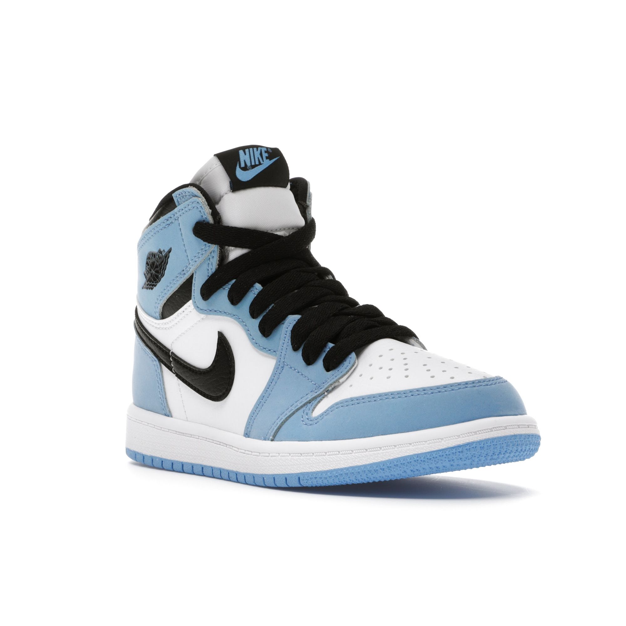 Air Jordan 1 Retro High OG PS University Blue Детские кроссовки Белый Черный AQ2664-134 35 — фото 2