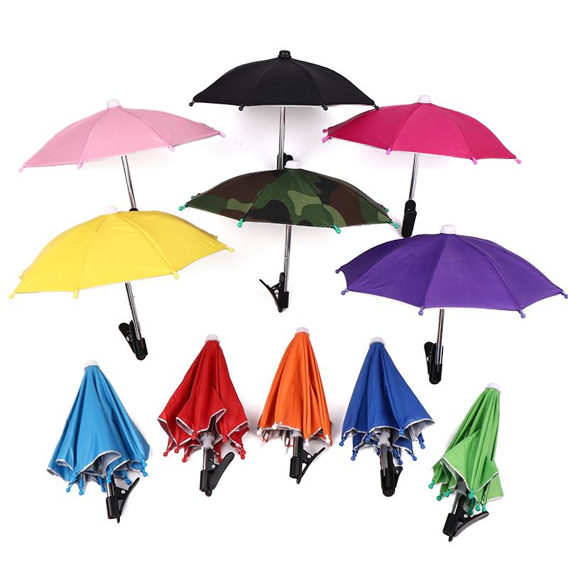 Suport pentru Telefon Mobil Motocicletă Umbrelă Parasolar Impermeabil Cască Mică Protecție Solară Suport Telefon Suport Protejează Telefonul de Ploaie