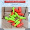 100pcs 100pcs Pack Fishing Rubber Floats Fishing Tackle Accessories  Freshwater Fishing