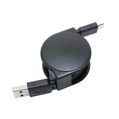 MIYOSHI MCO USB Gen 2 Compatible To A Cord 5V 3A Data Transfer Up To for 3.2 Type-C Reel, 0.8m, Charging, Ultra-Fast 10Gbps, HDDs, SSDs, Etc.,