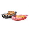Simple Plastic Stackable Household Snack Basket Fruit Storage Baskets Bread Tray Fast Food Basket