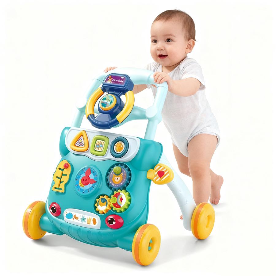 Cross-Border Baby Walker Push Car: Anti-Tip, Multi-Functional Early Education Toy