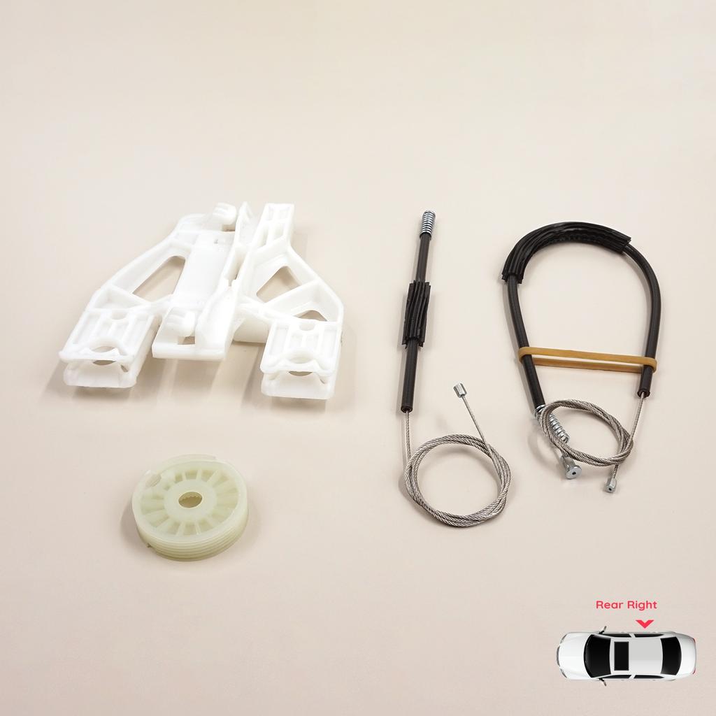 EWR5073 Electric Power Window Regulator Lifter Repair Kit Rear Right Door for  Q5 SQ5 8R 8RB 2008-2018 5-Door 8R0839462