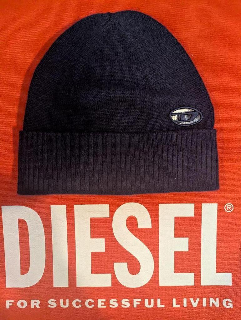 [USED] DIESEL Current Model Cashmere/Wool Blend Knit Cap