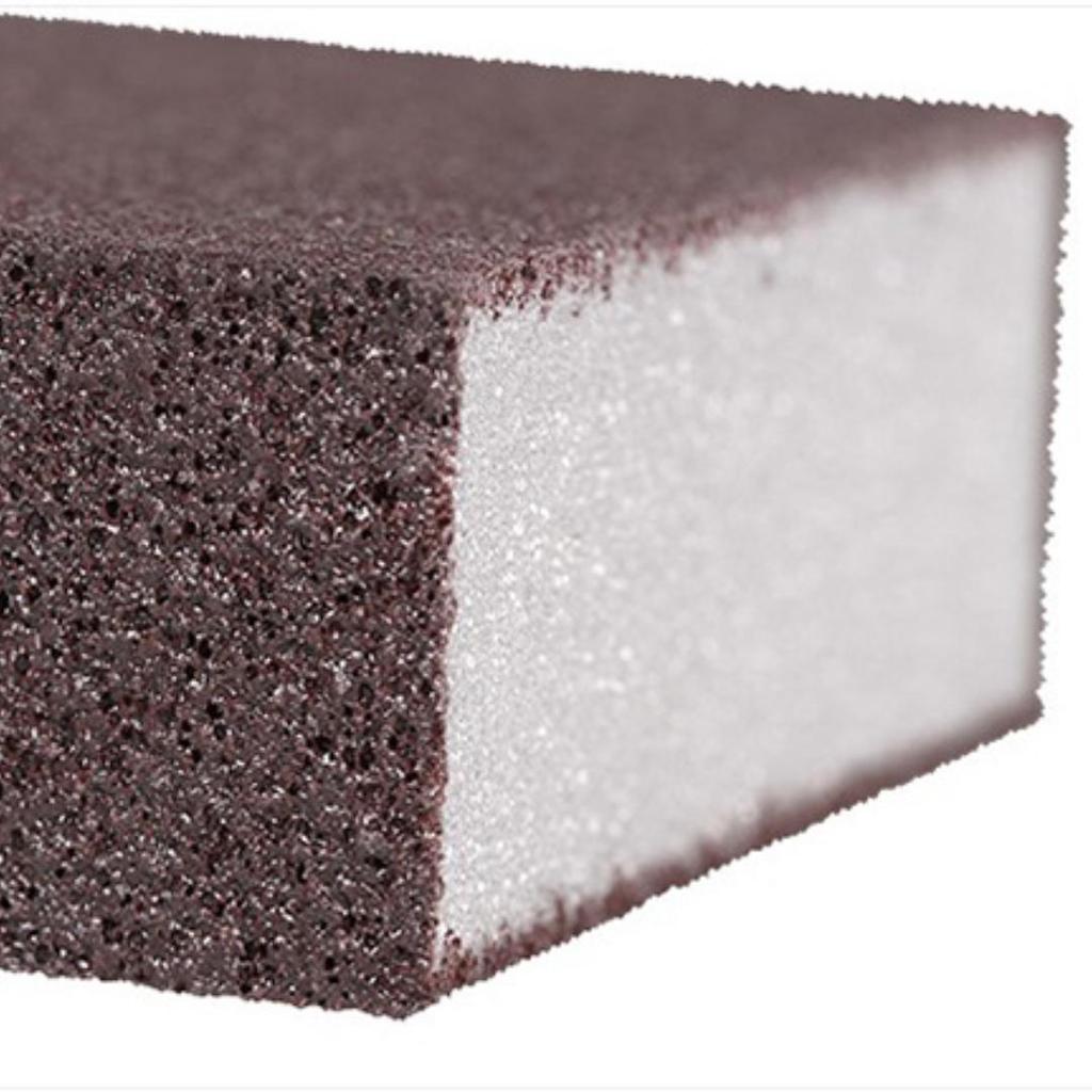 Gomma in spugna Carborundum Spazzola per la pulizia della ruggine Spazzola per la pulizia del calcare per spugna da cucina per pentole per piano cottura