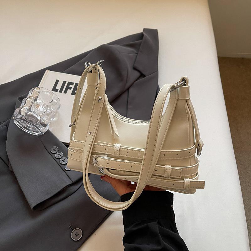 Versatile Crossbody Bag for Women Red Wine Shoulder Bags Monochromatic Texture Fashionable Shopping and Travel Women's Bags