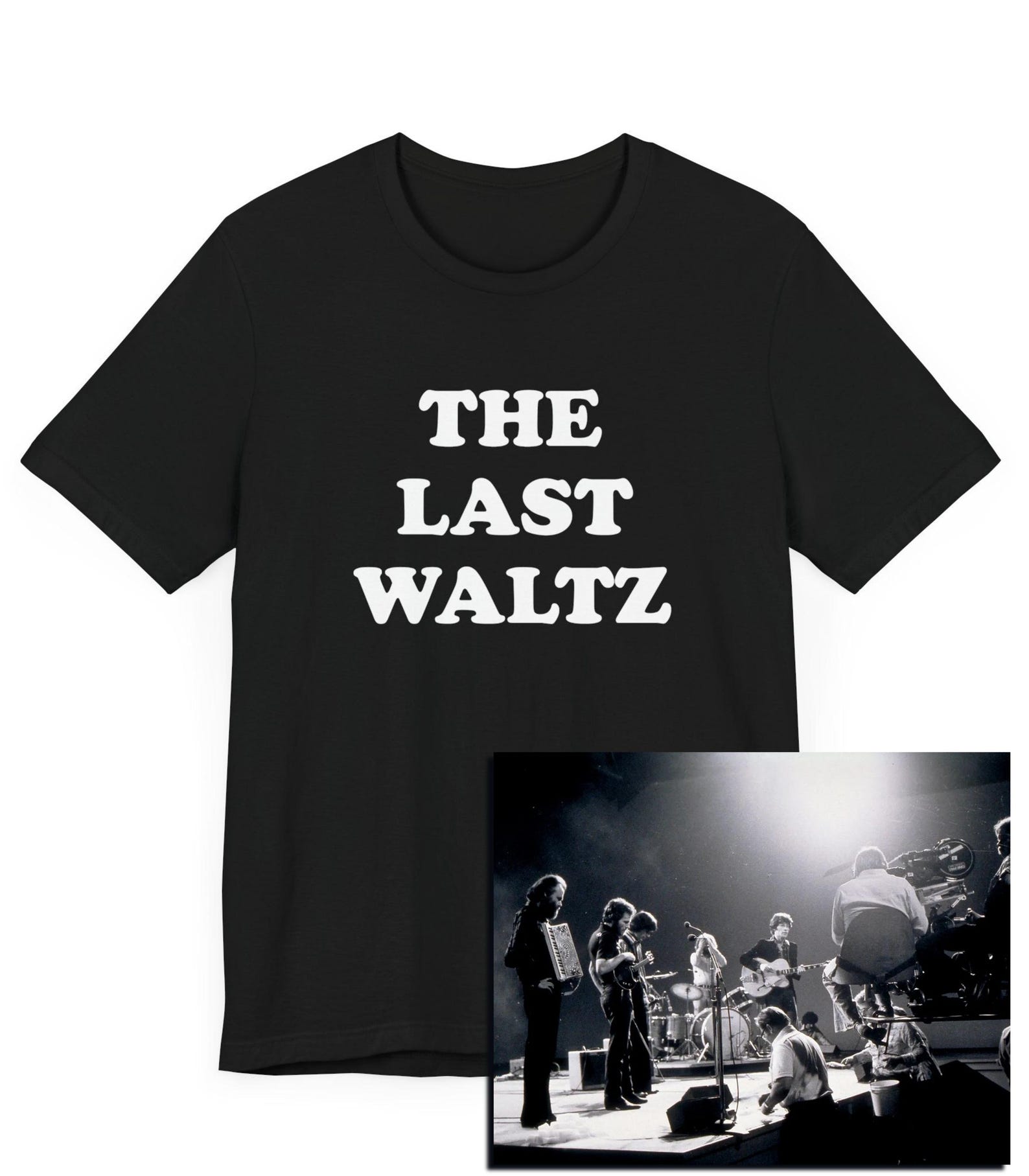 The Last Waltz T-Shirt, Classic Rock Music Gift, 70s Gift Idea, The Weight, Neil Young, Van Morrison, Music Gift, Rock and Roll, Concert Tee M