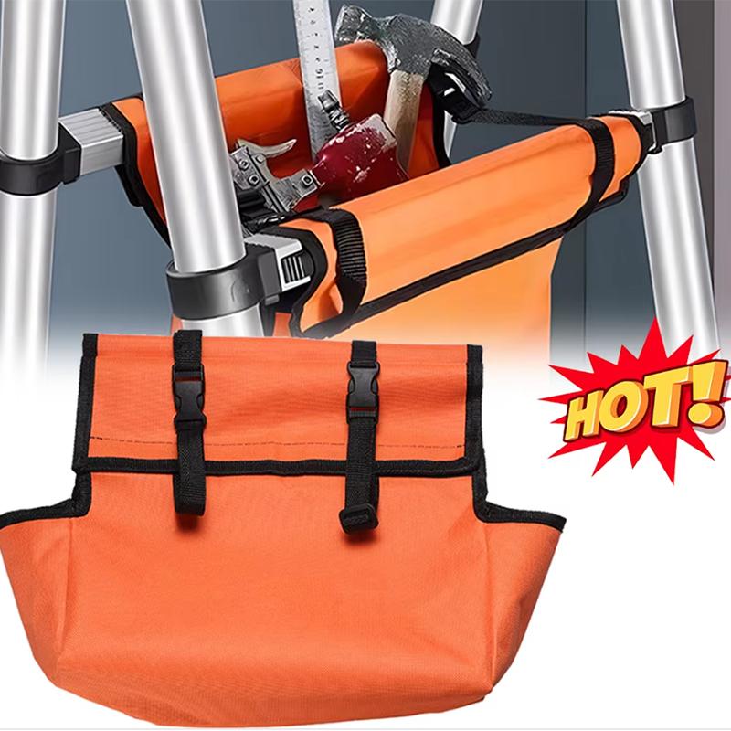 Folding Ladder Tool Storage Bag Versatile Durable Convenient Accessories Oxford Cloth Portable Ladder Hanging Bag for Workshop