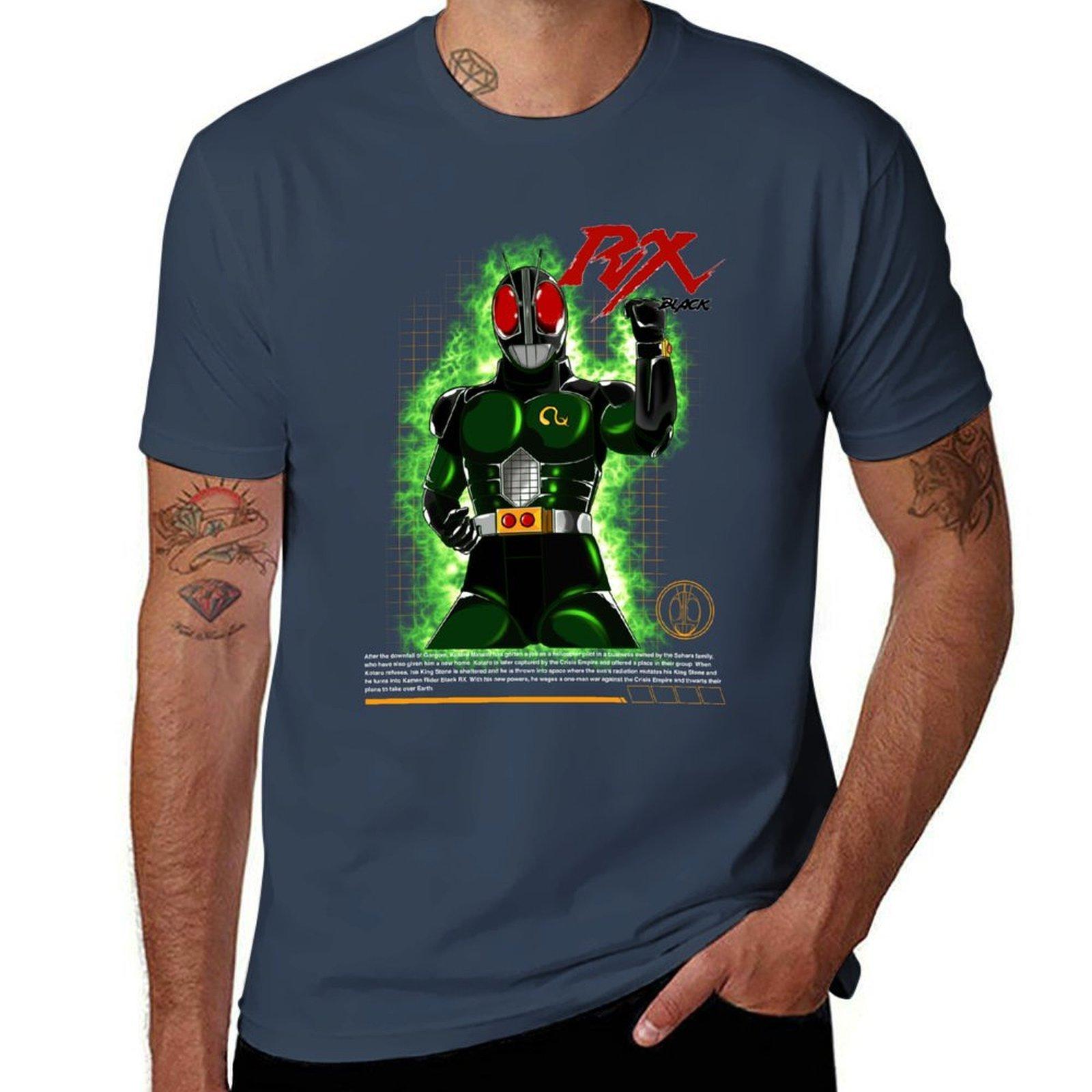 KaUnisex Rider Black RX TShirt Plus Size Gym Sports TShirt S