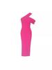 Women's One-Shoulder Slit Dress - Sexy Summer Nightclub Outfit