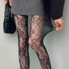 Sexy Women Gothic Tights Pantyhose Striped Pattern Stockings Black Nightclub Stockings Pantyhose Fantasy Fancy Tights for Women