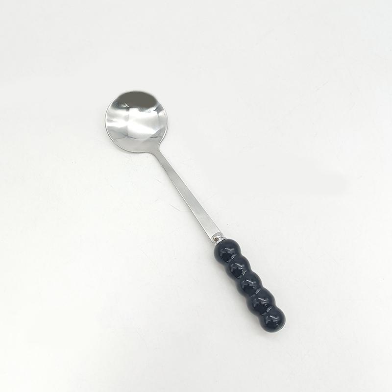 

Ложка с жемчужной ручкой для десерта, кофе, чая, ложка из нержавеющей стали, ложки для помешивания, десертные ложки, барные кухонные принадлежности, гаджеты