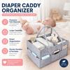 Baby Diaper Wipes Bag Caddy Infant Nappy Organizer Basket Nursery Storage