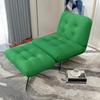 Lingge Tech Fabric Reclining Sofa Chair - Light Luxury for Living Room and Balcony