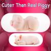 Männer Masturbationsbecher Doppelkanal Analsex Süßes Schweinchen Liebliche Puppe Weich Bestialität Erotisch Vaginal Anal Oralsex Taschenmuschi Weiblicher Sex Torso Erwachsenenspielzeug