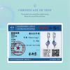 BAMOER 925 Sterling Silver Dreamy Gradual Change Blue Conch Ear Buckles Sea Shell Drop Earrings for Women Ocean Series Jewelry