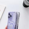 Lens Protective Film Phone Case For Iphone 14 12 11 13 Pro Max X Xr Xs Max 7 8 14 Plus Solid Color Card Slot Soft Tpu Back Cover