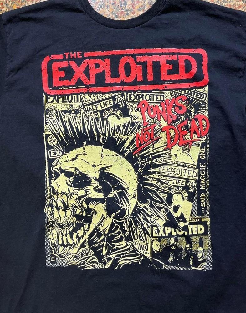 

The Exploited Band Basic style Black Short Sleeve Unisex Tshirt KH14024 Unisex T-Shirt L