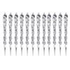 Yousheng 12 Pcs Acrylic Icicles Christmas Ornaments Clear Crystal Icicle Christmas Tree Hanging Decorations for Xmas New Year Holiday Wedding Winter