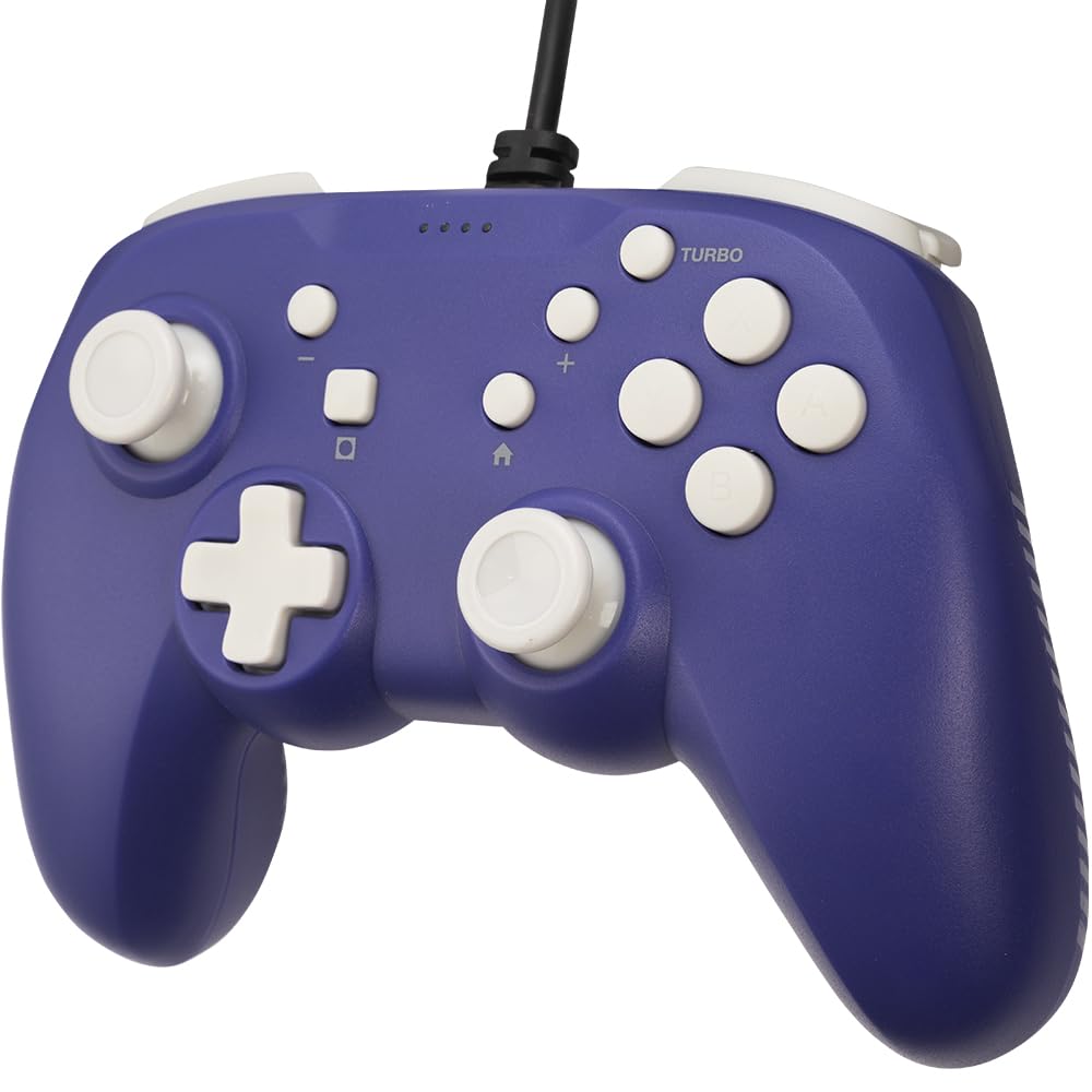 CYBER Retro Style Gamepad 4B Wired Type Switch2 Retro Violet (for / Switch)