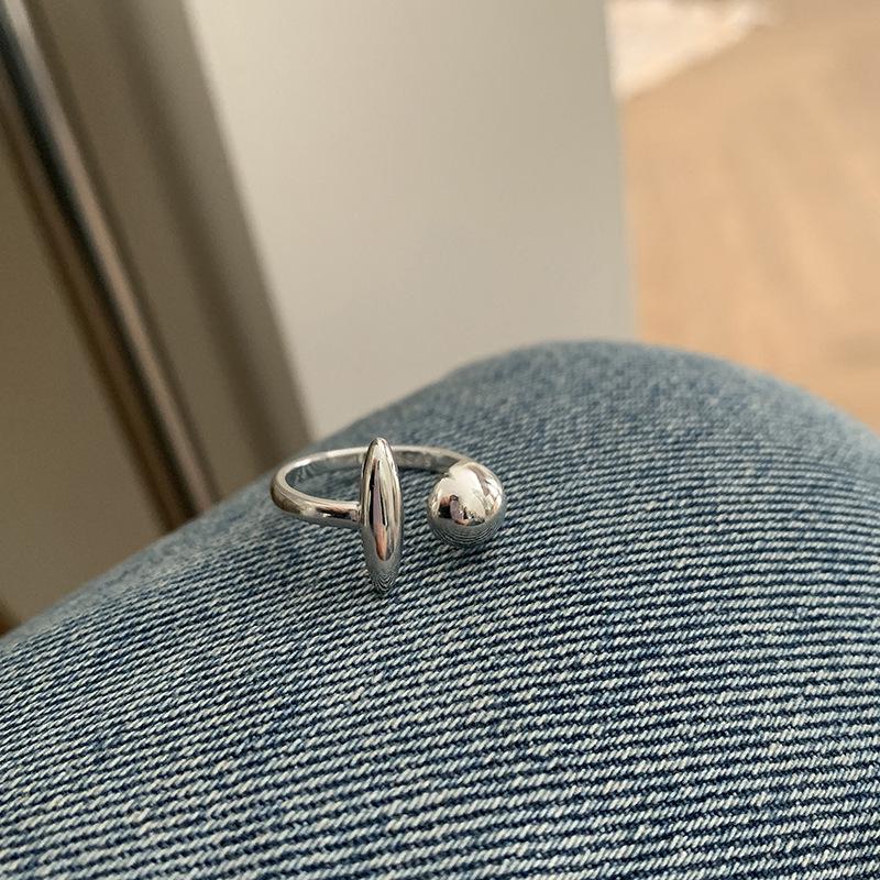 

Open Minimalist Geometric Ring Copper Fashionable Adjustable Finger Jewelry For Women