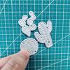 Kaktus Metall Stanzformen Schablone für DIY Scrapbooking Fotoalbum Prägepapier Karten Basteln Stanzteile