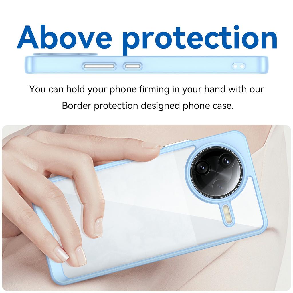 For Xiaomi Poco F7 Ultra 5G/Redmi K80 Pro 5G Case TPU + Acrylic Protective Clear Phone Cover